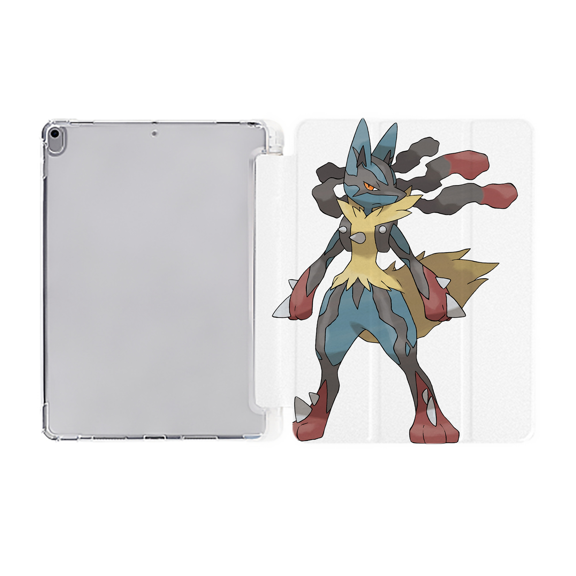 （画像用） ポケットモンスター Pokémon IPad ケース ペン収納付き 三つ折りスタンド PUレザー×シリコン 対応機種9.5/10.5/10.9インチ